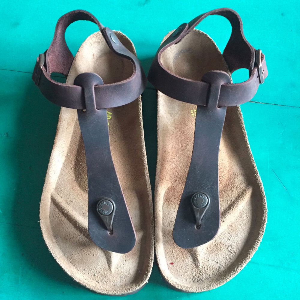 Birkenstock Kairo, Oiled Leather, dark brown, 40